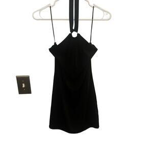 Y2K‎ black bodycon mini dress